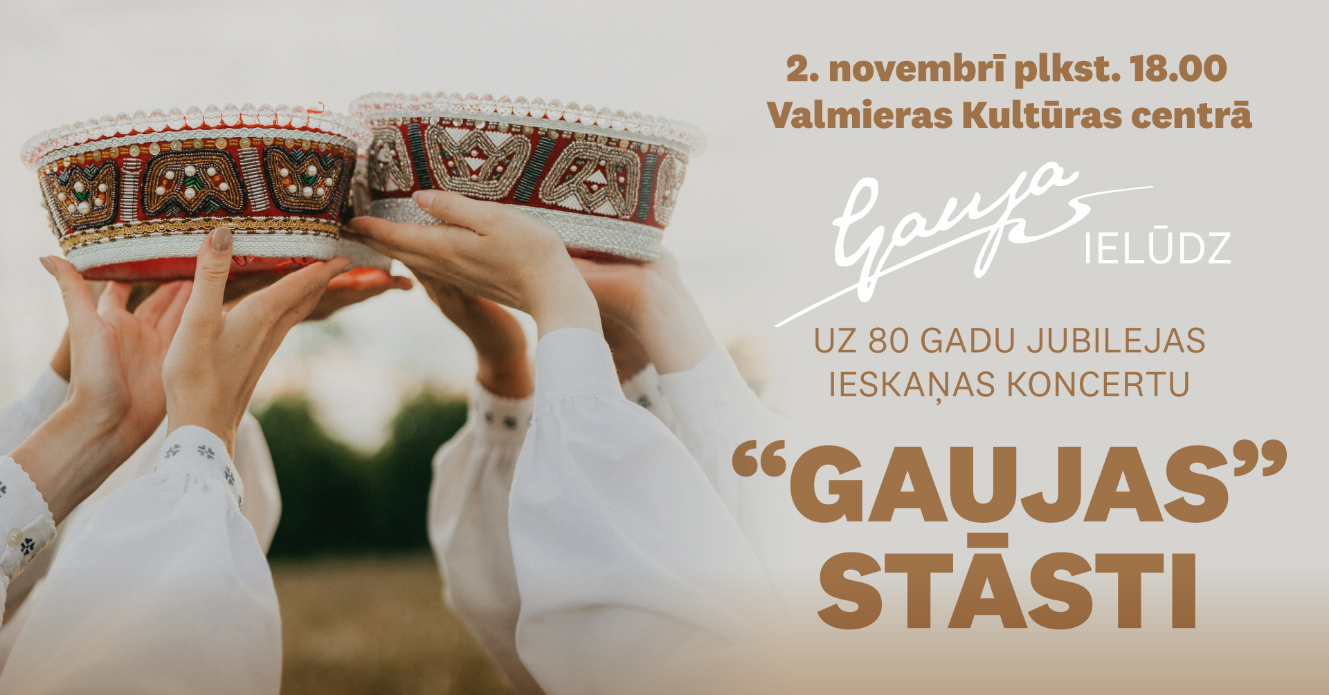 TDA “Gauja” ielūdz uz 80 gadu jubilejas ieskaņas koncertu “”Gaujas” stāsti”