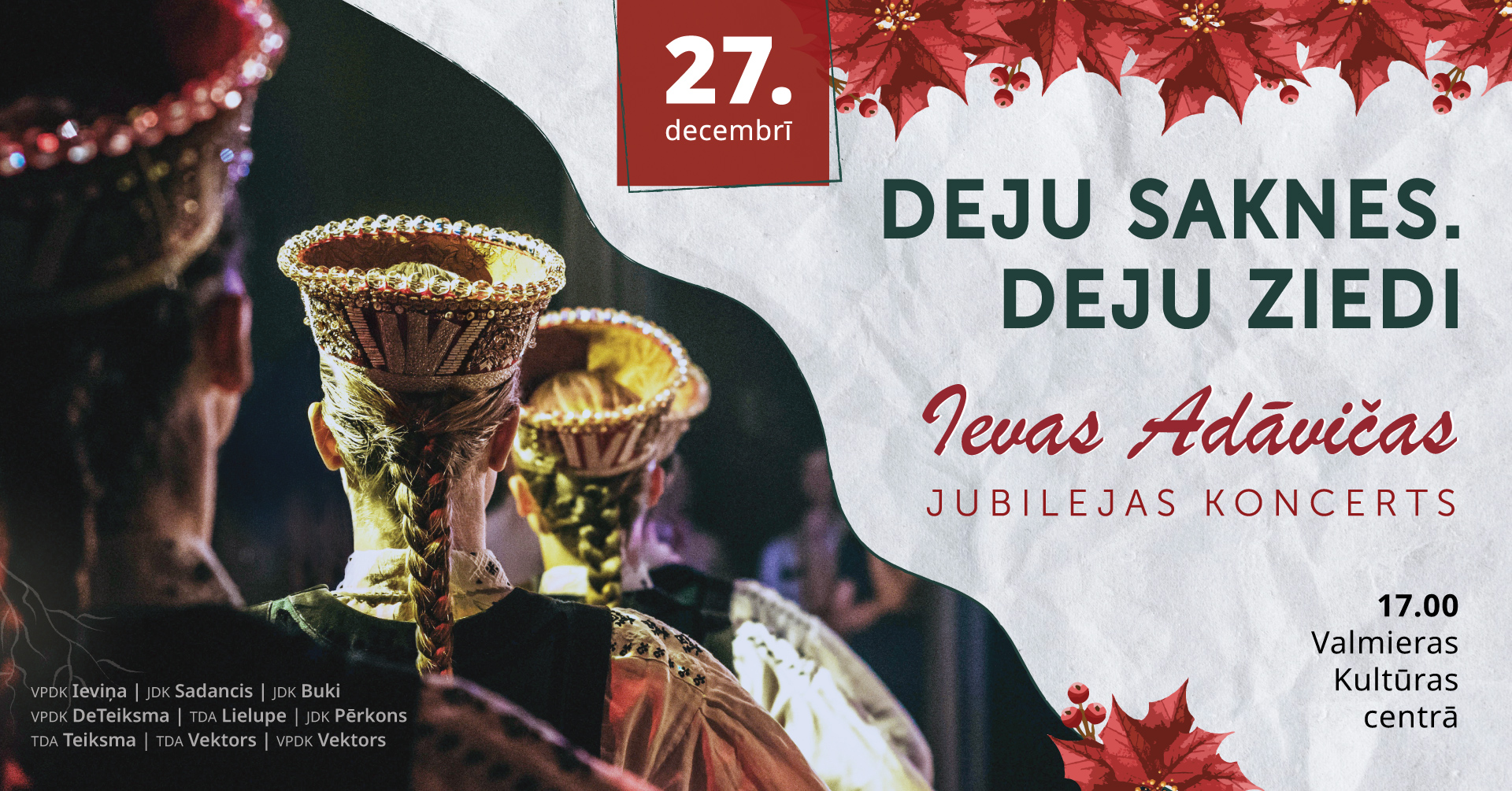 Aicina uz Ievas Adāvičas jubilejas koncertu “Deju saknes. Deju ziedi.”