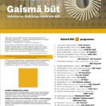 Valmieras Kultūras centra 60 gadu jubilejas koncerta “Gaismā būt” programma